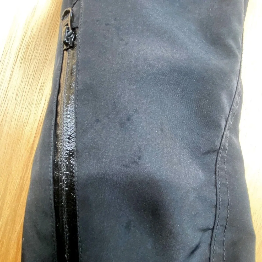 Reef Black Hooded Softshell Jacket‎ Mens XL Water Resistant Full Zip Coat